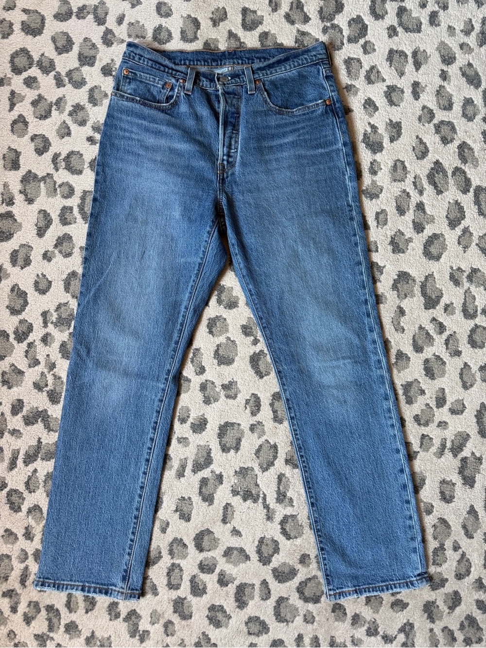 Levi's 501 Straight-Leg Jeans in Blue Denim